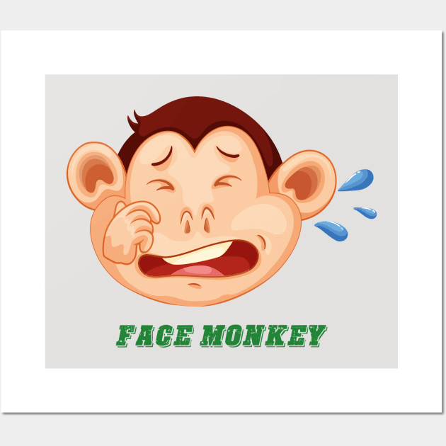 Face monkey Wall Art by This is store